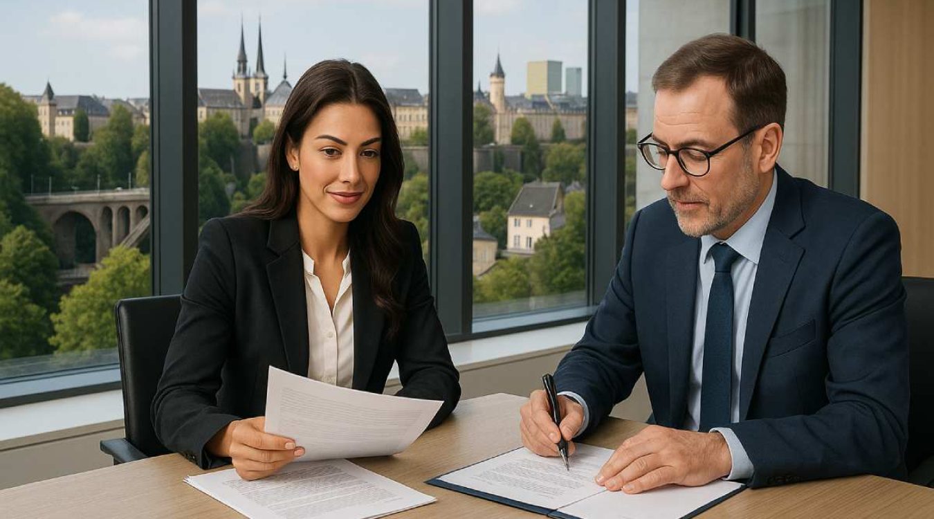 Femme entrepreneure avec notaire BVZ à Luxembourg pour créer une société anonyme